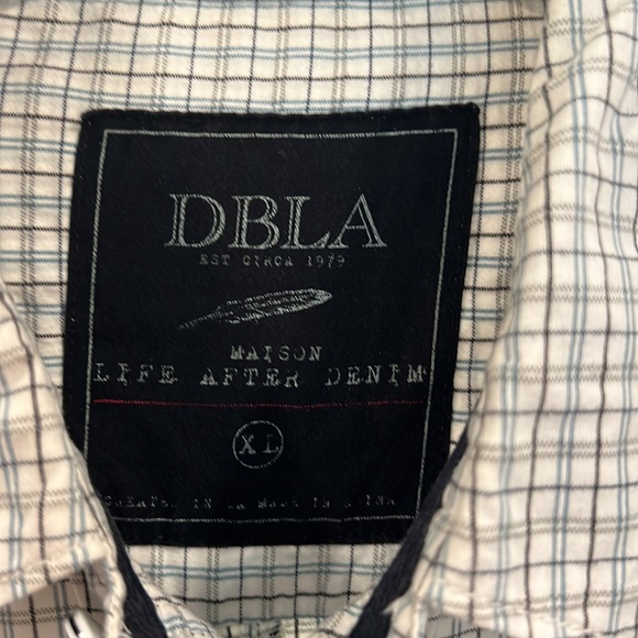 DBLA Men’s Long Sleeve Button Down Shirt - Picture 2 of 5